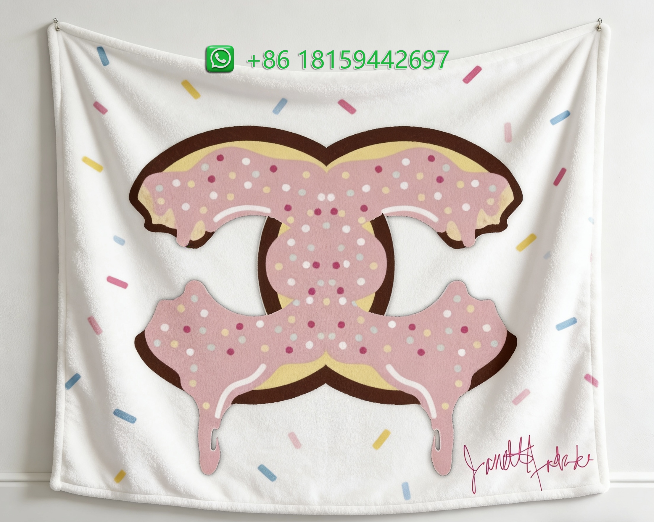 Chanel Throw Blankets